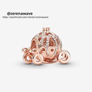 Pandora Disney Cinderella Sparkling Carriage Charm|Pendant